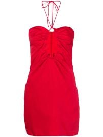 Cult Gaia Laura Halterneck Minidress Red at Farfetch